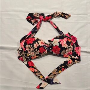 Billabong Floral Halter Bikini Top